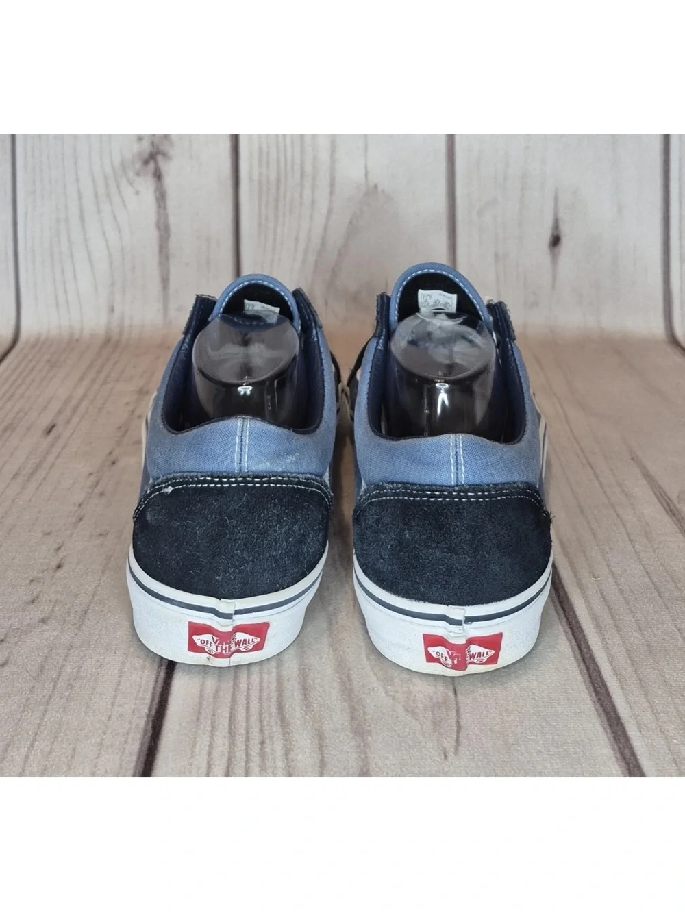 Vans Off The Wall Old Skool Men's Size 12 Black Suede Skateboarding Shoes